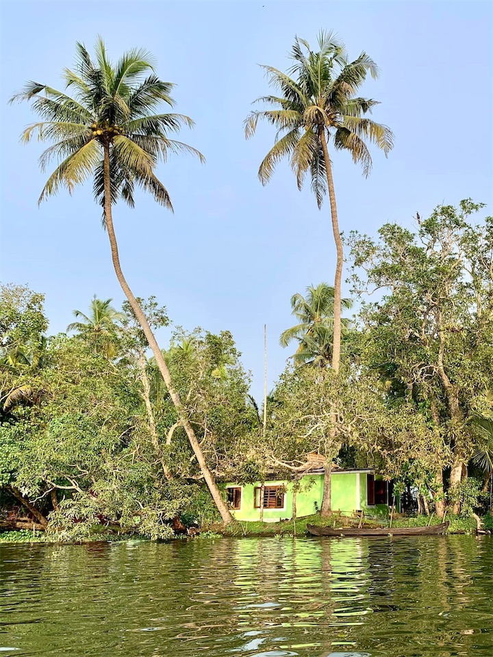 Alappuzha, maison au bord de l'eau