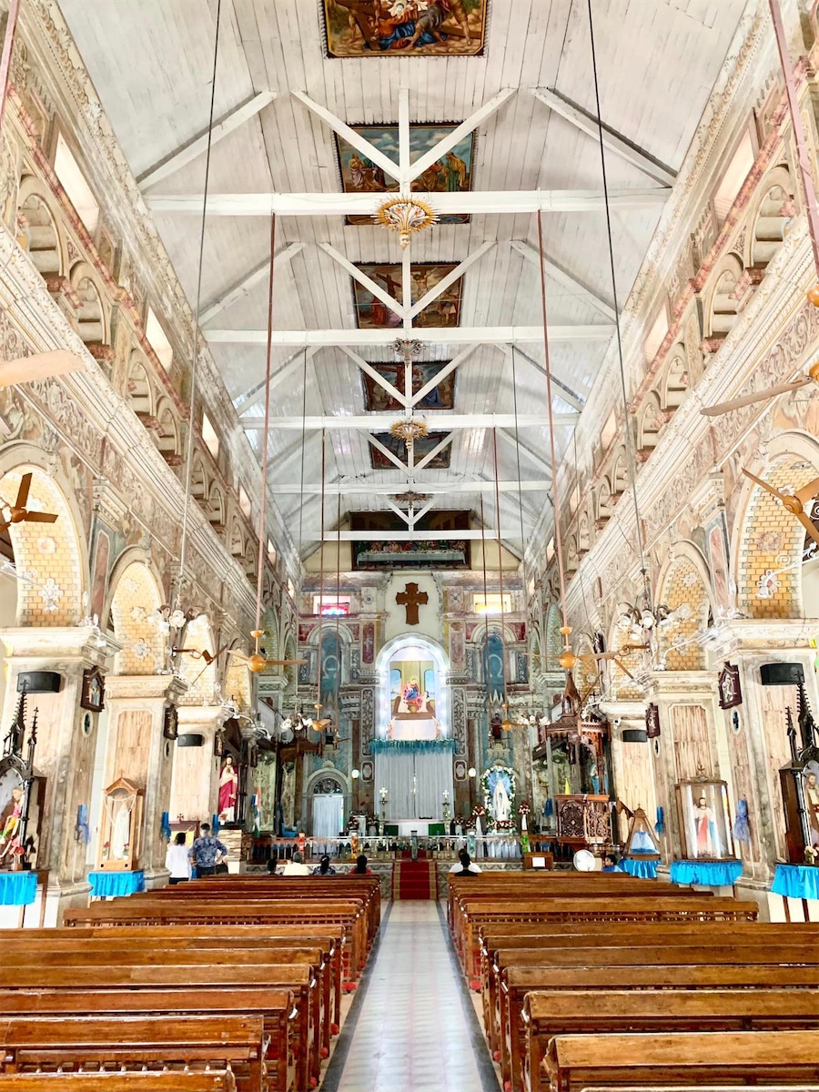 Fort Cochin, intérieur de la cathédrale Santa Cruz