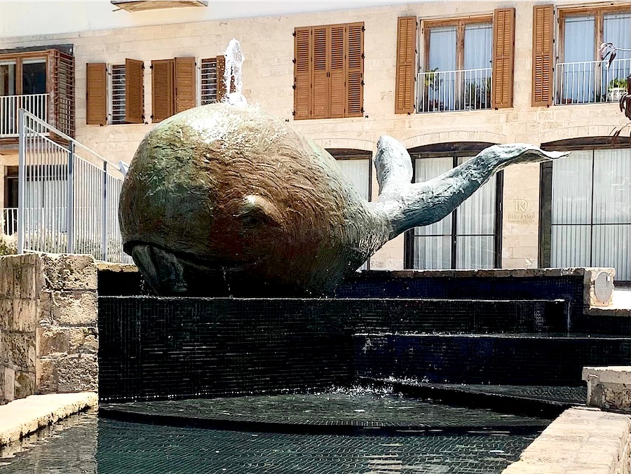 fontaine à Tel-Aviv