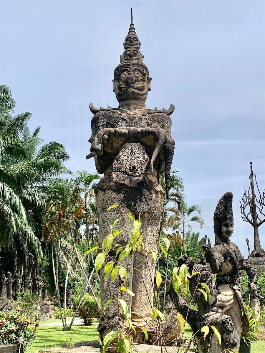 Buddha park Ventiane, statue
