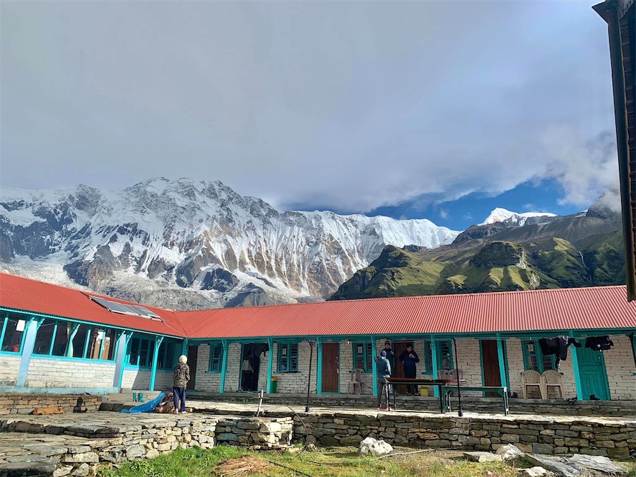 vue vers Annapurna Fang
