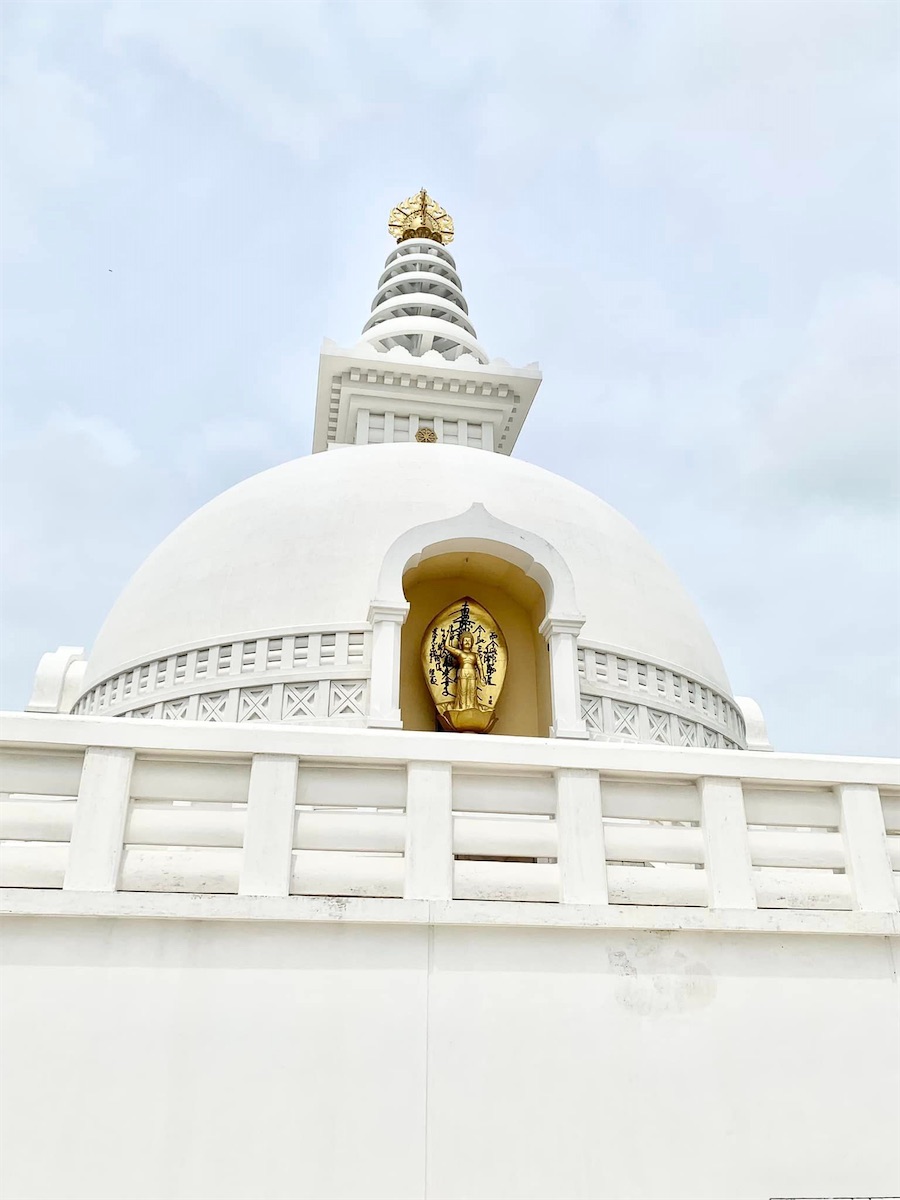 Lumbini,pagode de la paix mondiale