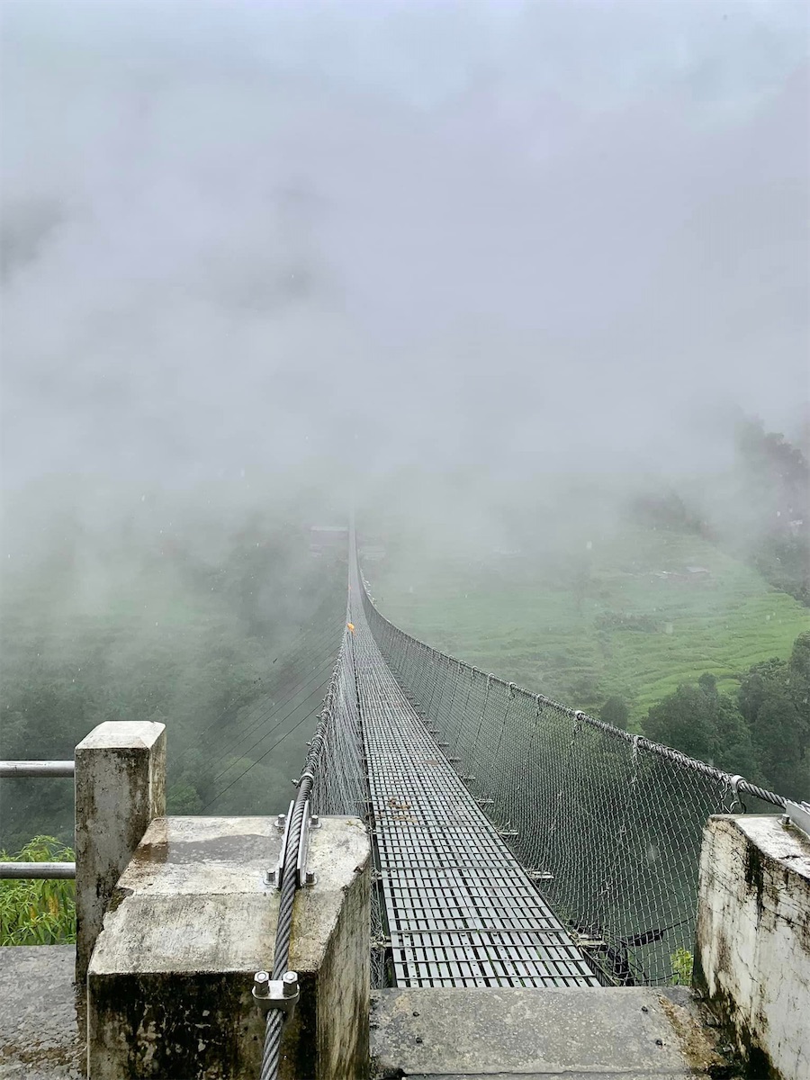 pont suspendu, Népal