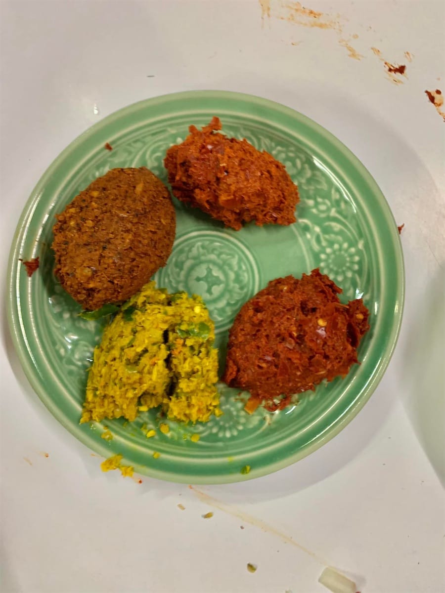 Différents types de curry
