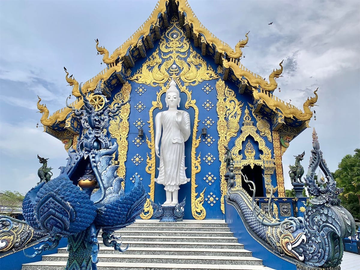 Temple bleu à Chang Raï