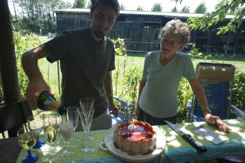 2011, anniversaire de Benoît, au chalet