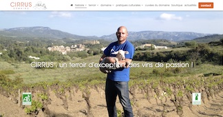 Accueil site du Domaine Cirrus Corbières